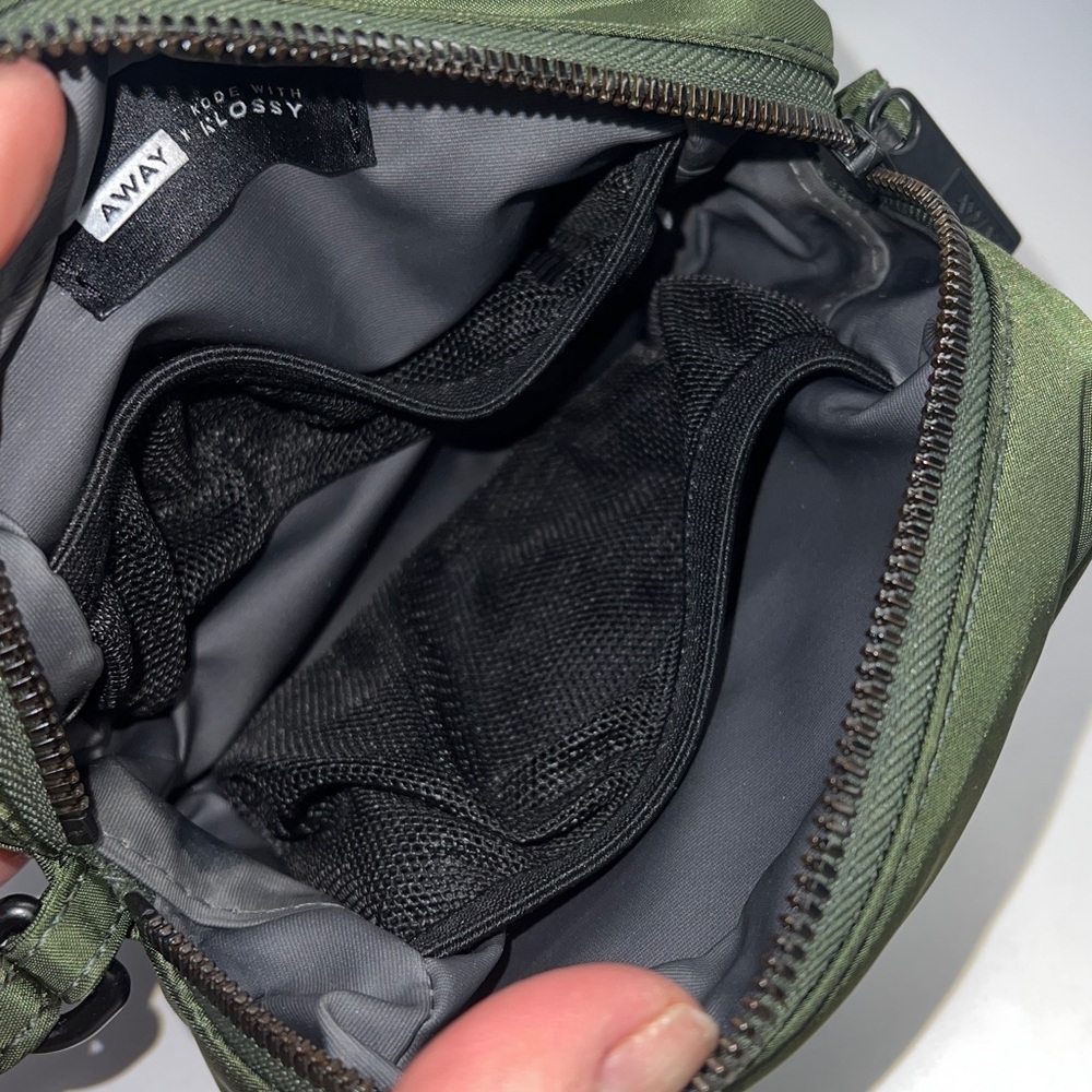Away Olive Green Wristlet Clutch - Picture 5 of 6
